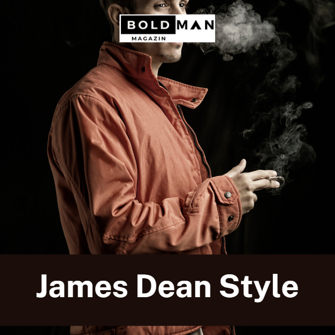 James Dean Style, Mode, Brille, Frisur