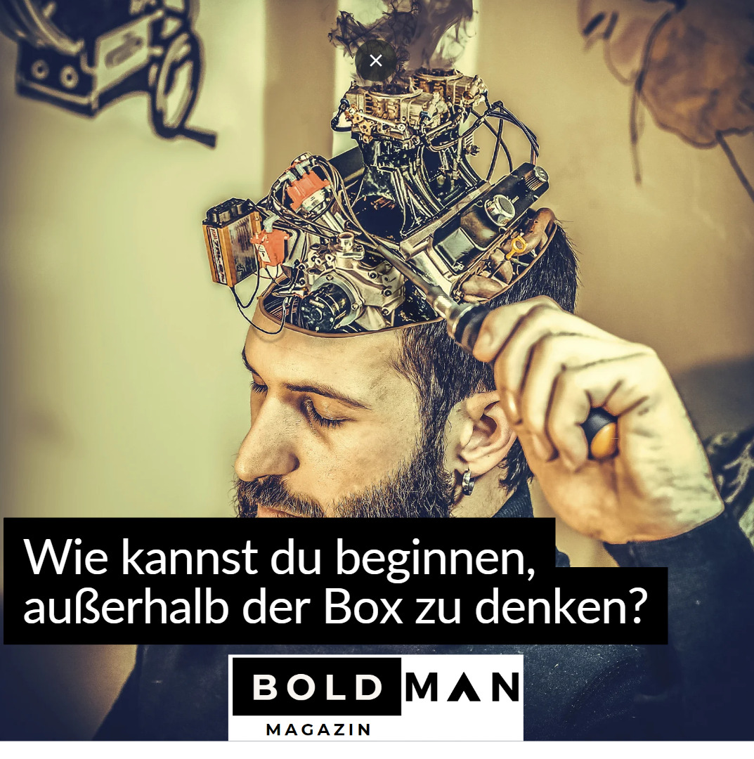 Think Outside The Box Au erhalb Der Box Denken Think Outside The Box Au erhalb Der Box Denken