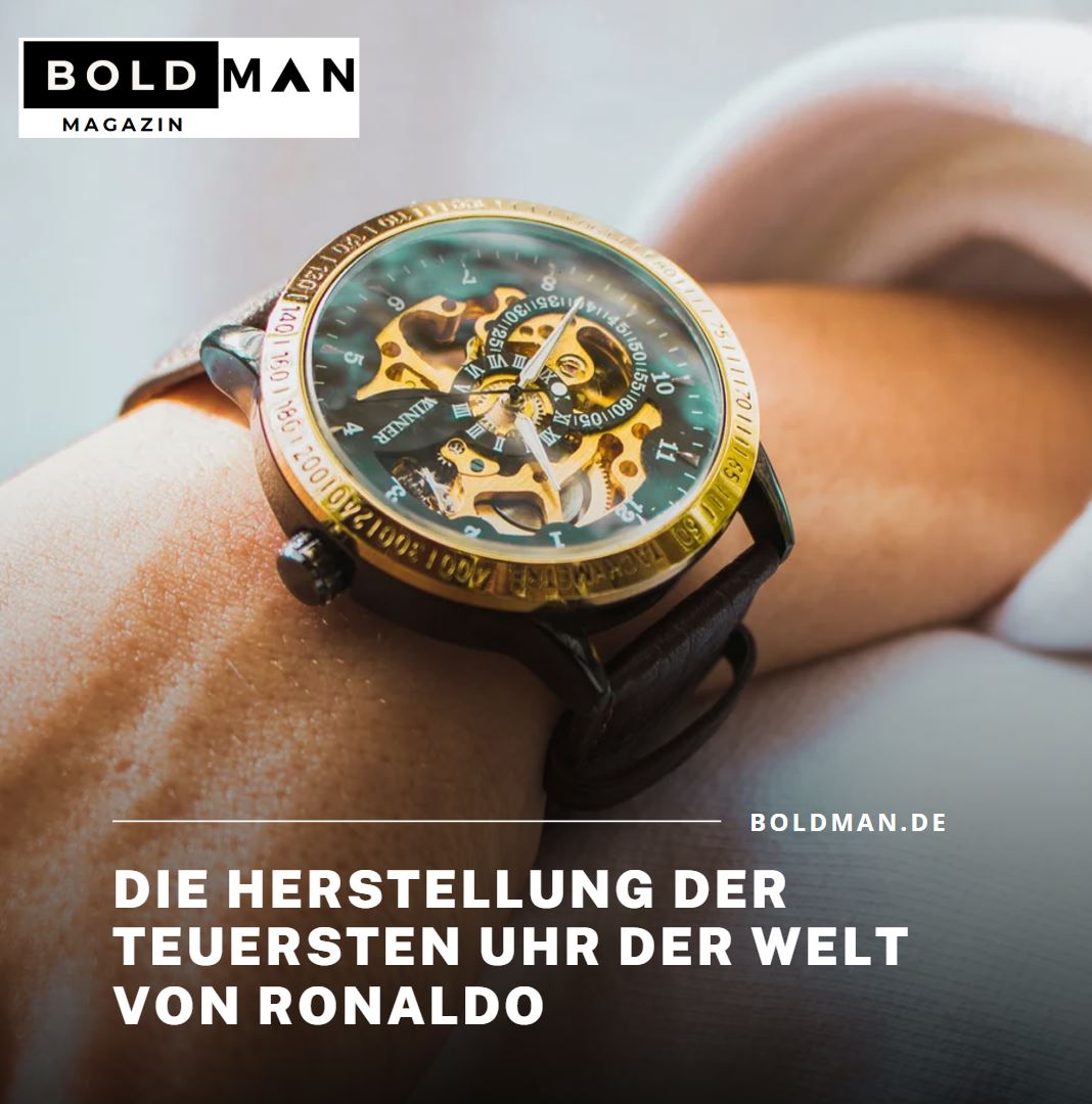 Die Herstellung der teuersten Uhr der Welt von Ronaldo