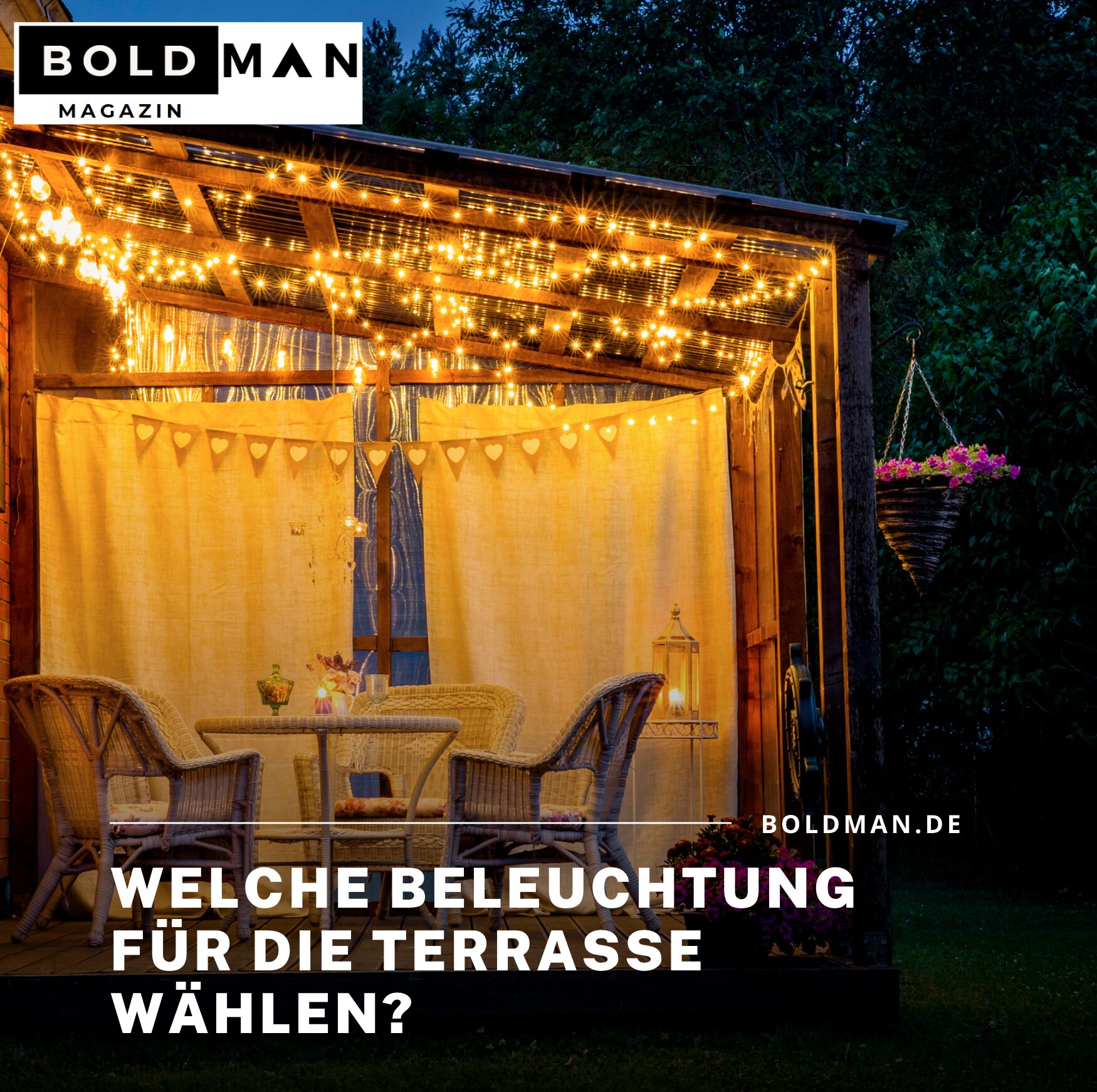 Welche Beleuchtung für die Terrasse wählen?