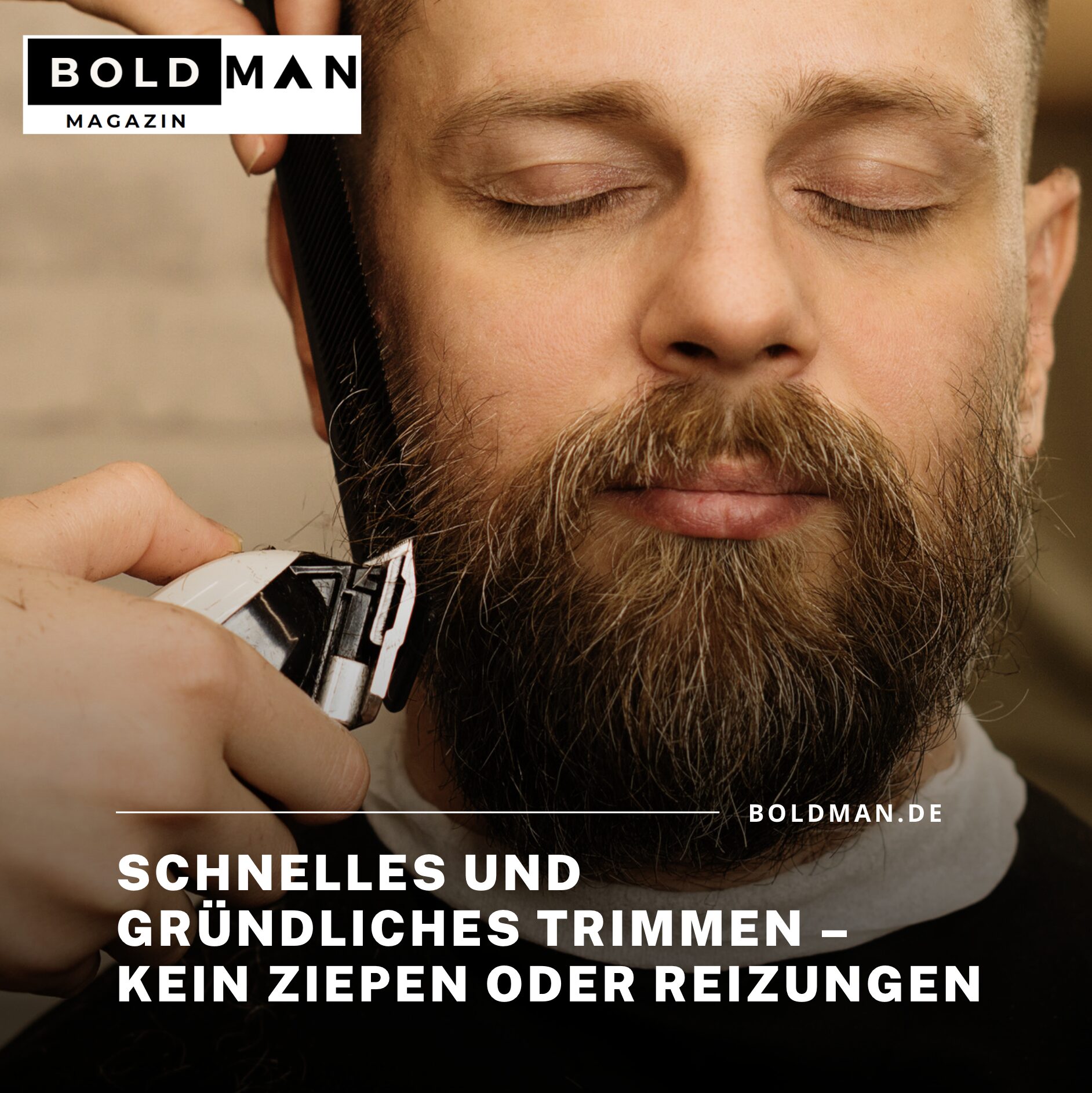 Schnelles und gründliches Trimmen – Kein Ziepen oder Reizungen