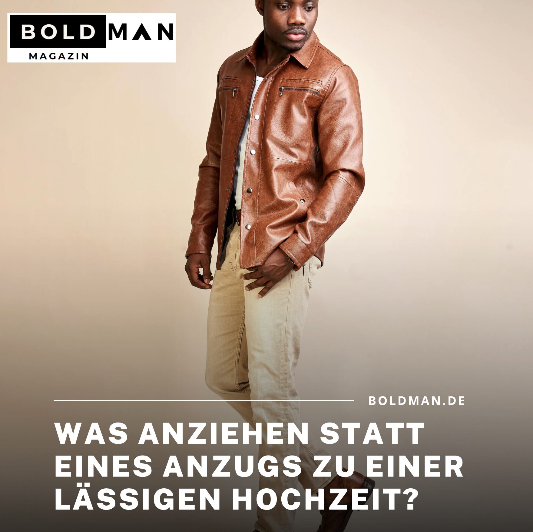 Was anziehen statt eines Anzugs zu einer lässigen Hochzeit?