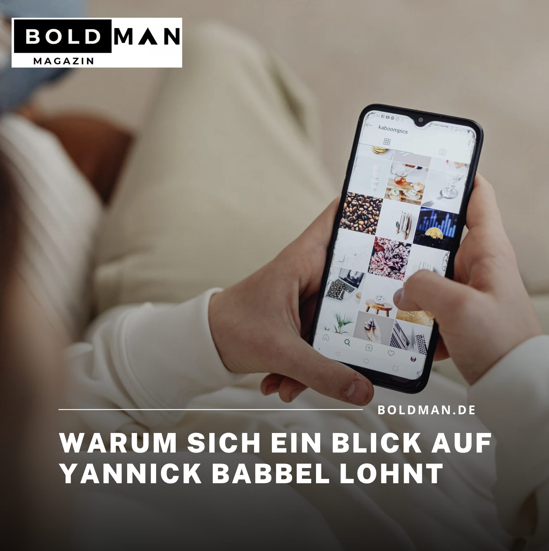 Blick auf Yannick Babbel