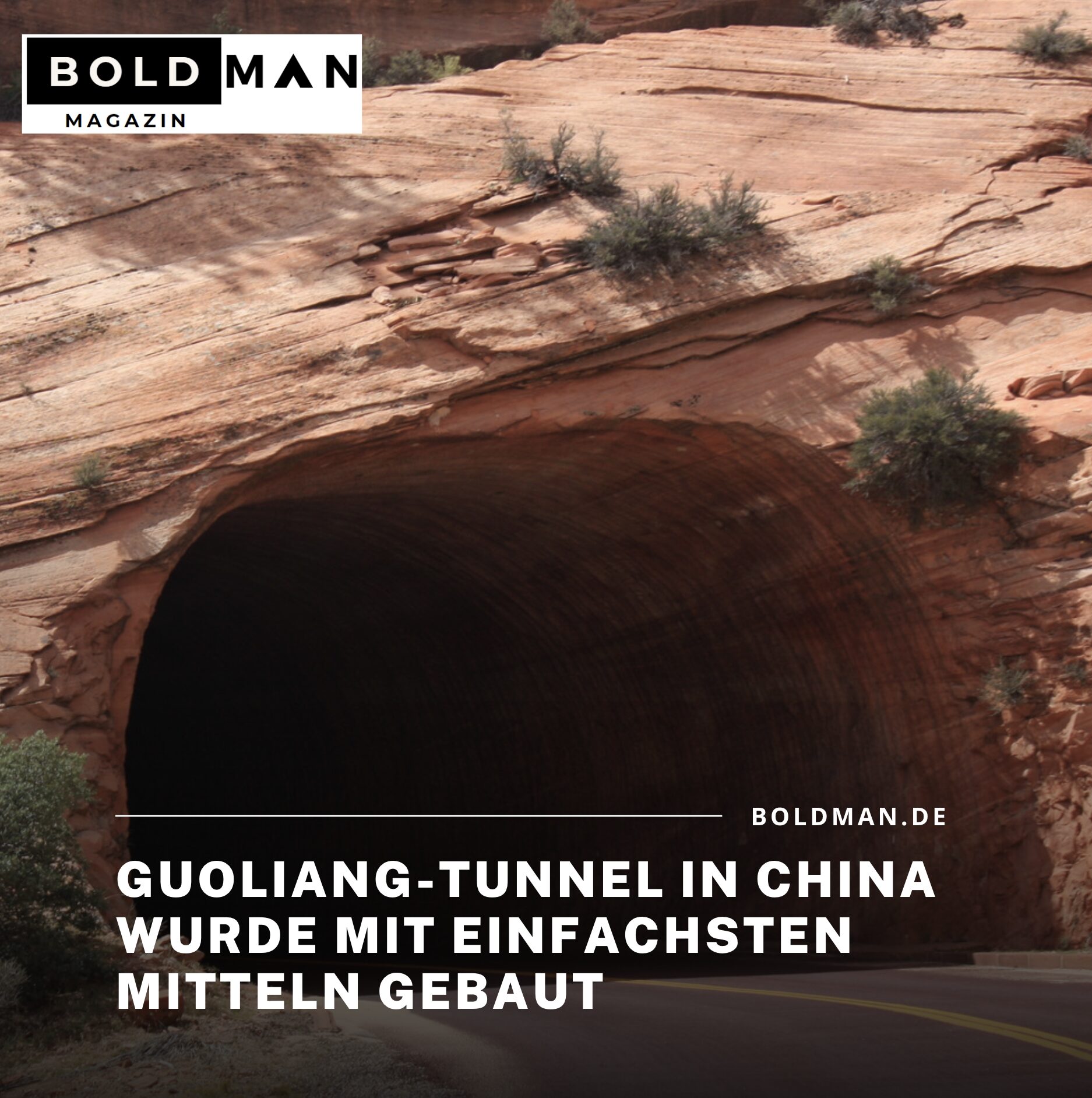 Guoliang-Tunnel in China, gefährlichste strasser der welt