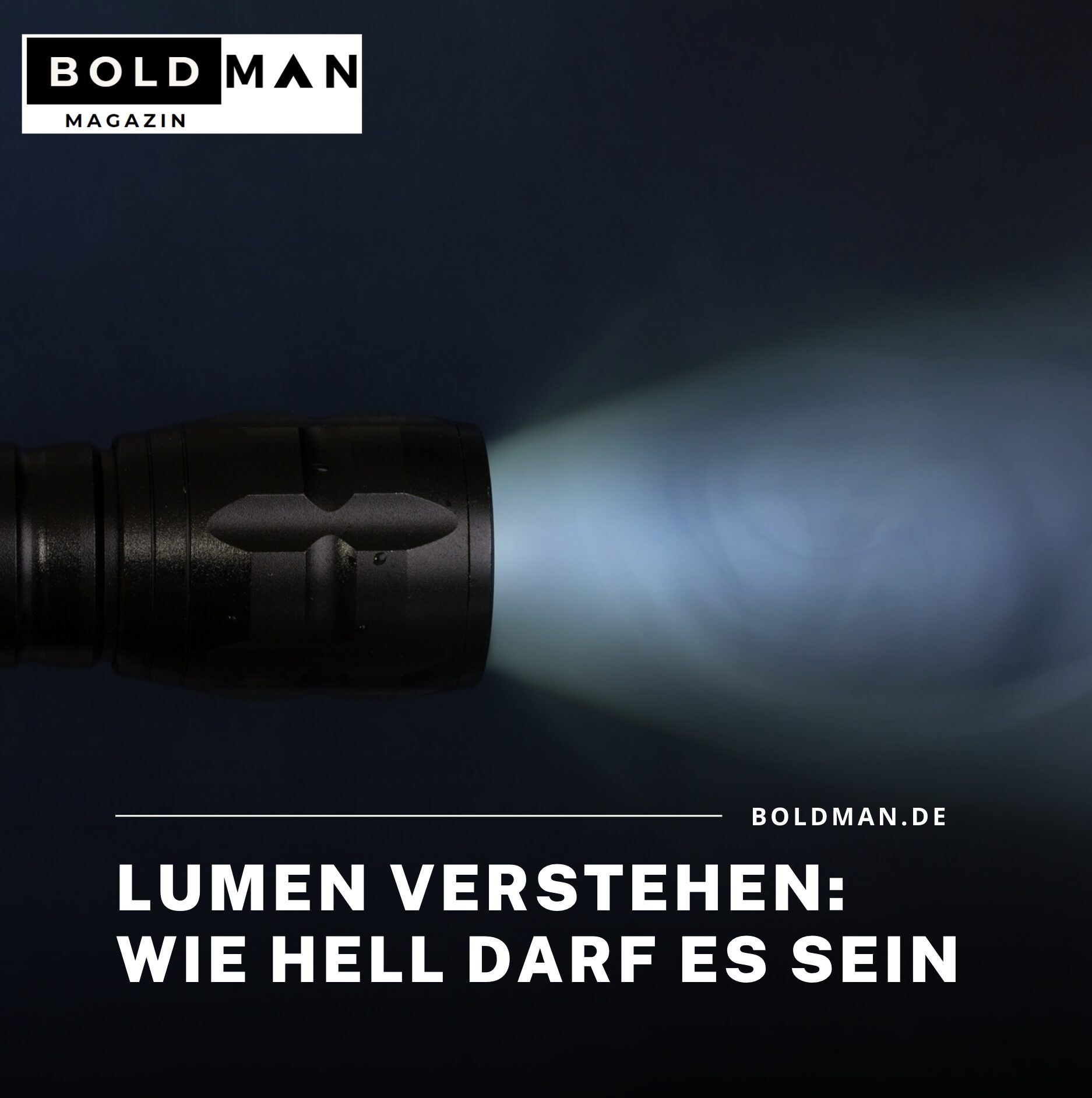 Lumen bei der stärksten Taschenlampe der Welt
