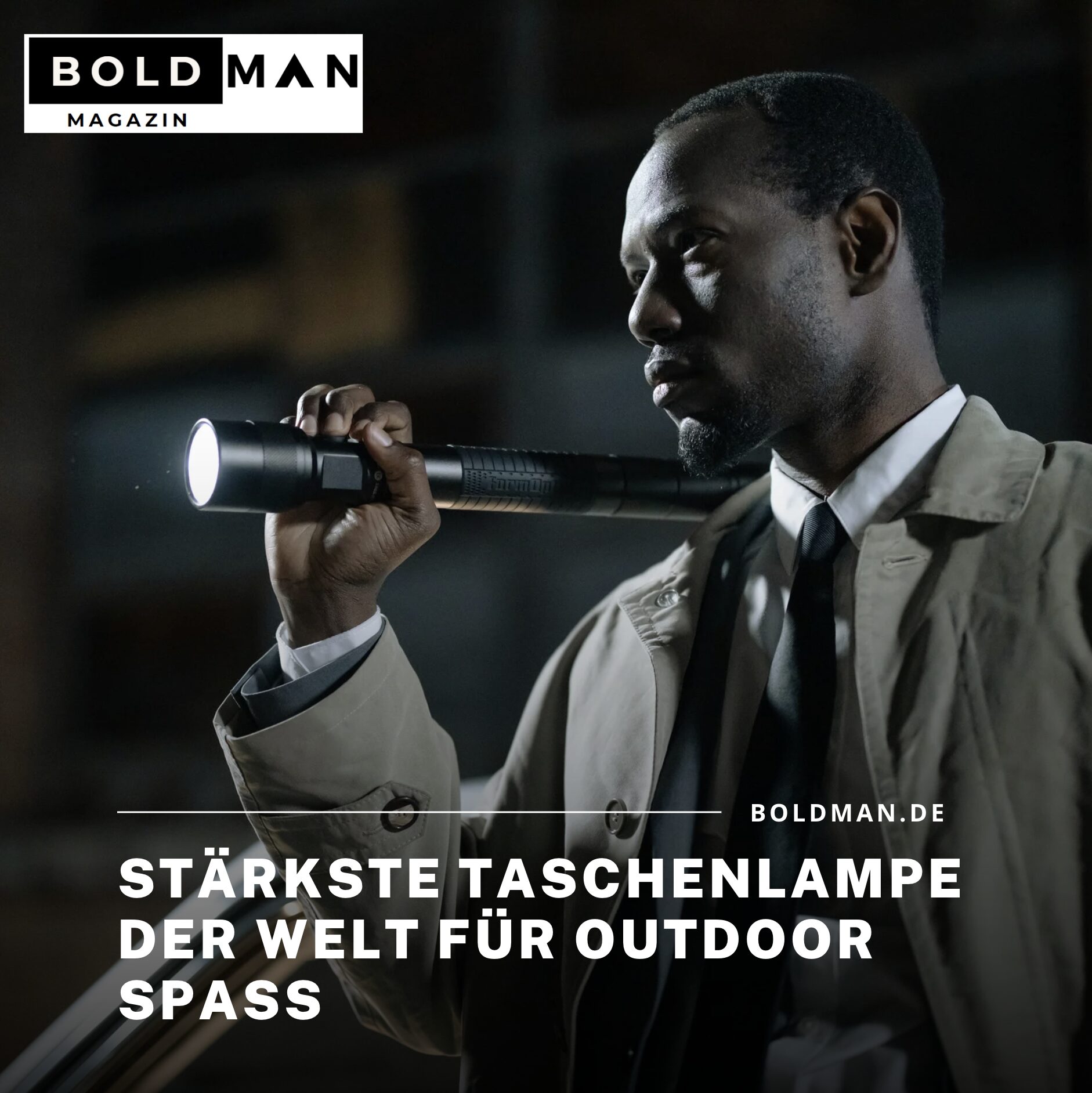 Stärkste Taschenlampe der Welt für Outdoor Spass
