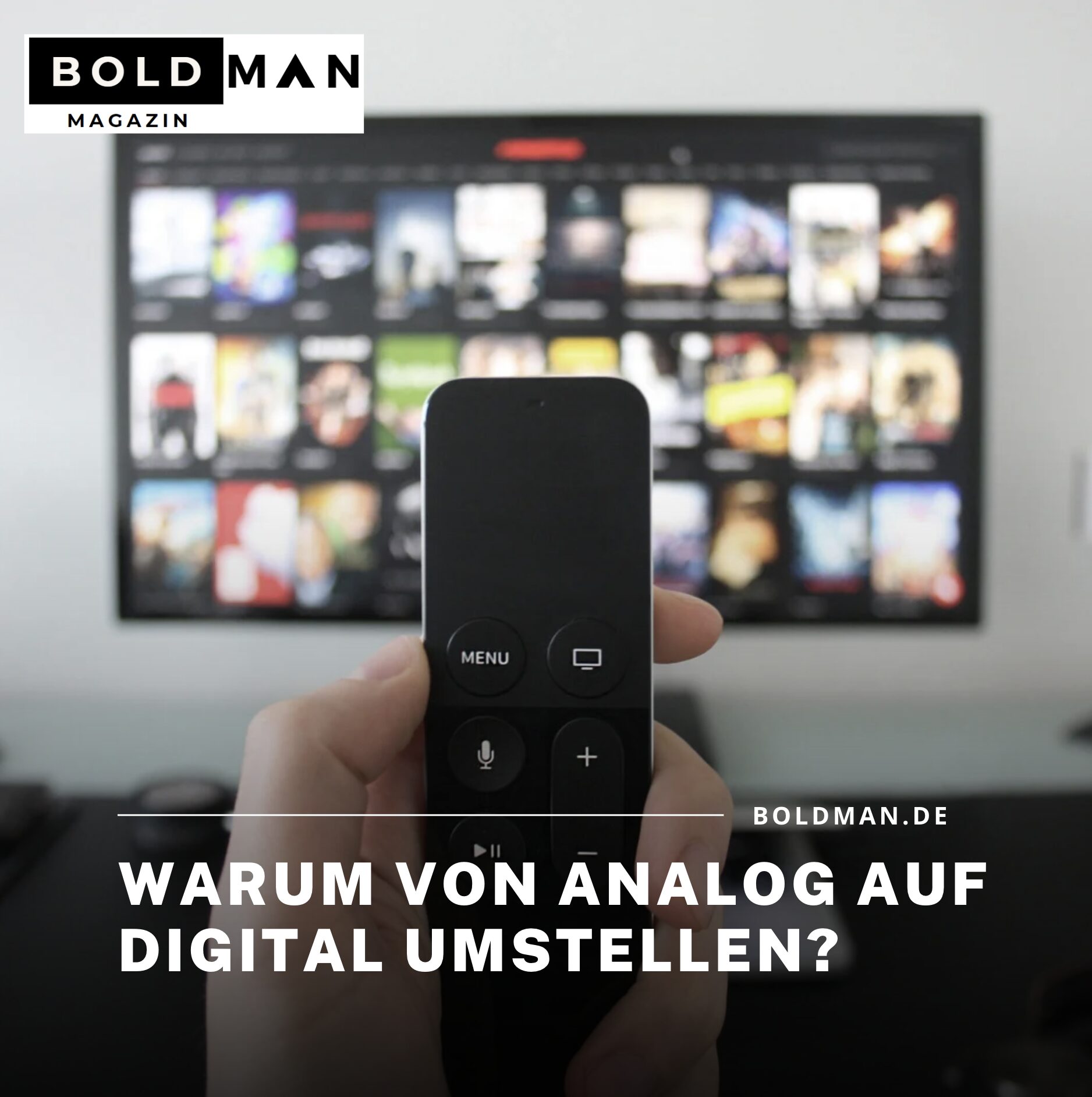 Warum stellt man überhaupt von analog auf digital um?