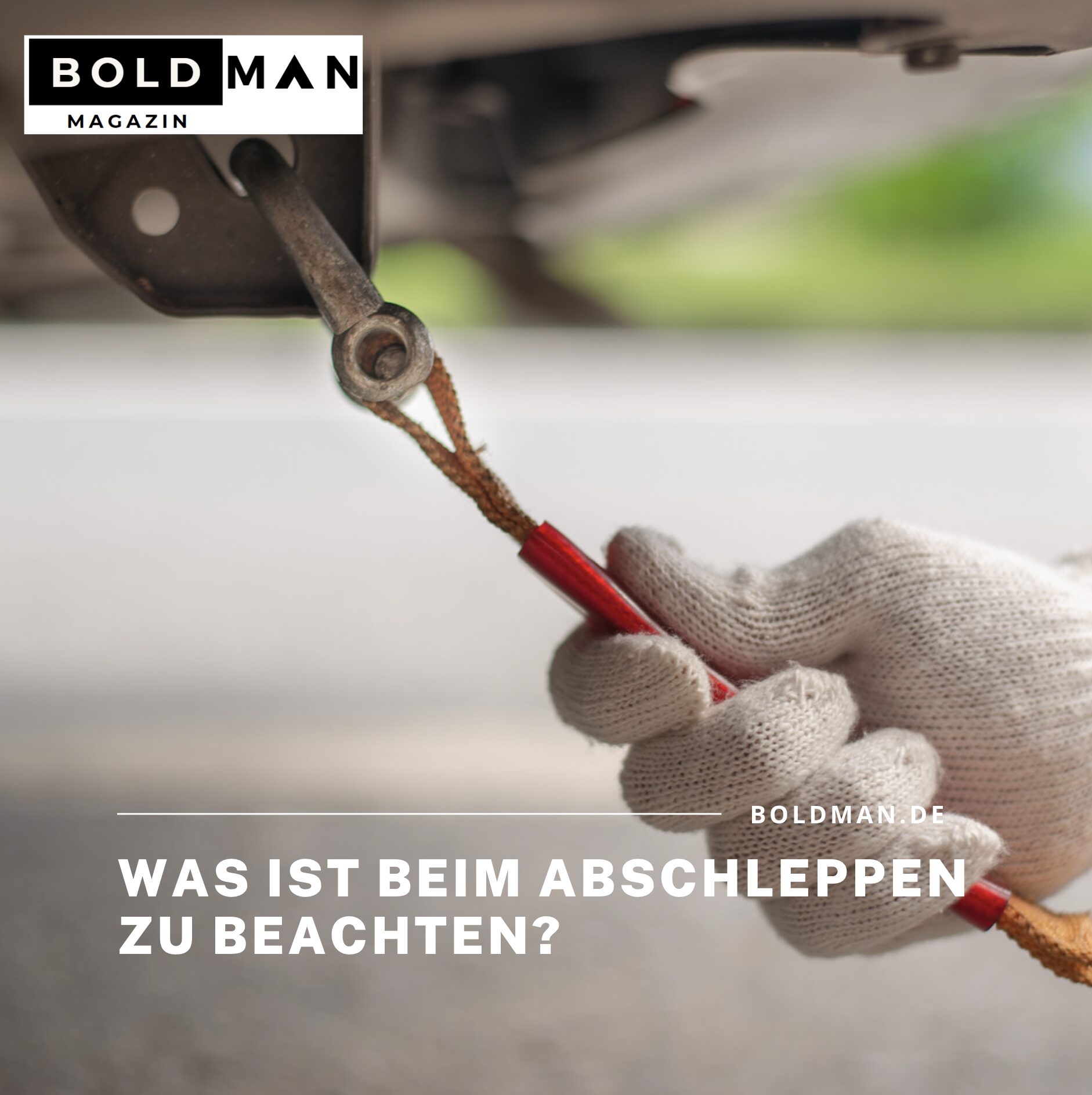 Was ist beim Abschleppen zu beachten? Was ist beim Abschleppen zu beachten?