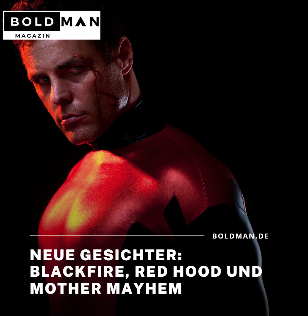 Neue Gesichter Blackfire, Red Hood und Mother Mayhem