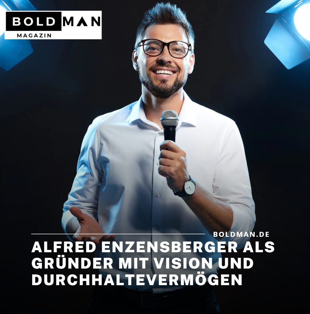 Alfred Enzensberger als Gründer mit Vision und Durchhaltevermögen Alfred Enzensberger als Gründer mit Vision und Durchhaltevermögen