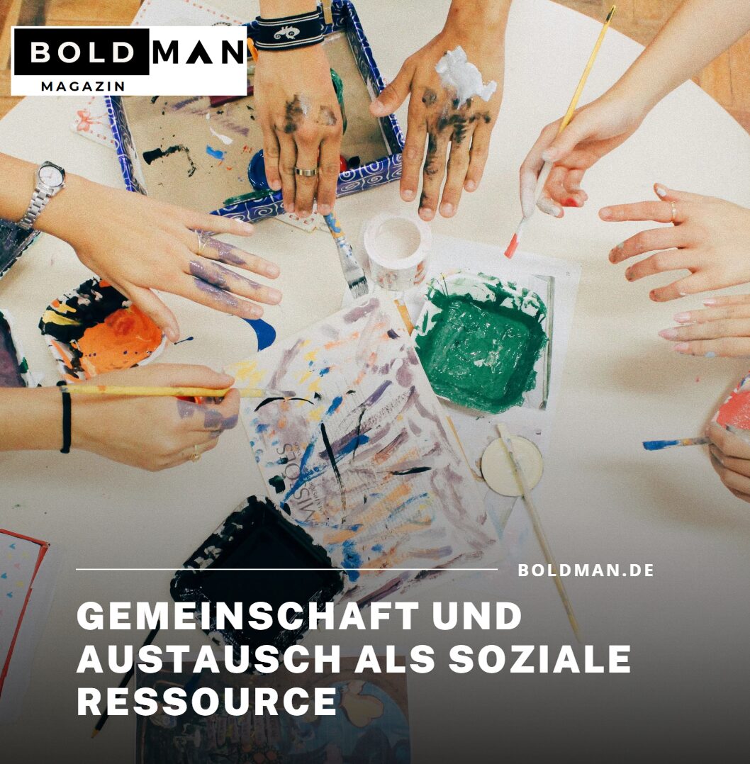 Kreative Ideen für psychisch Kranke Gemeinschaft und Austausch als soziale Ressource