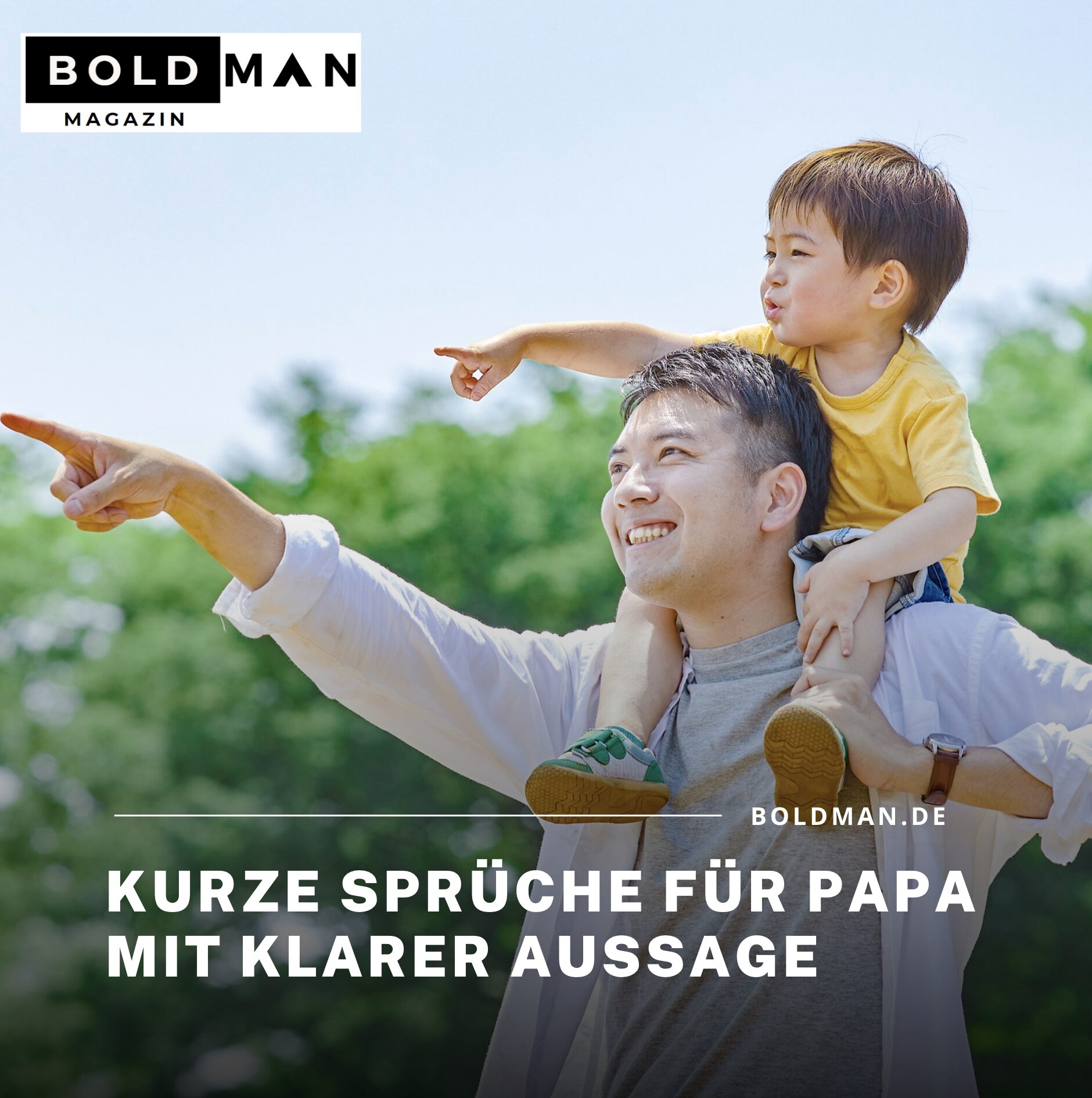 Kurze Sprüche für Papa mit klarer Aussage Kurze Sprüche für Papa mit klarer Aussage