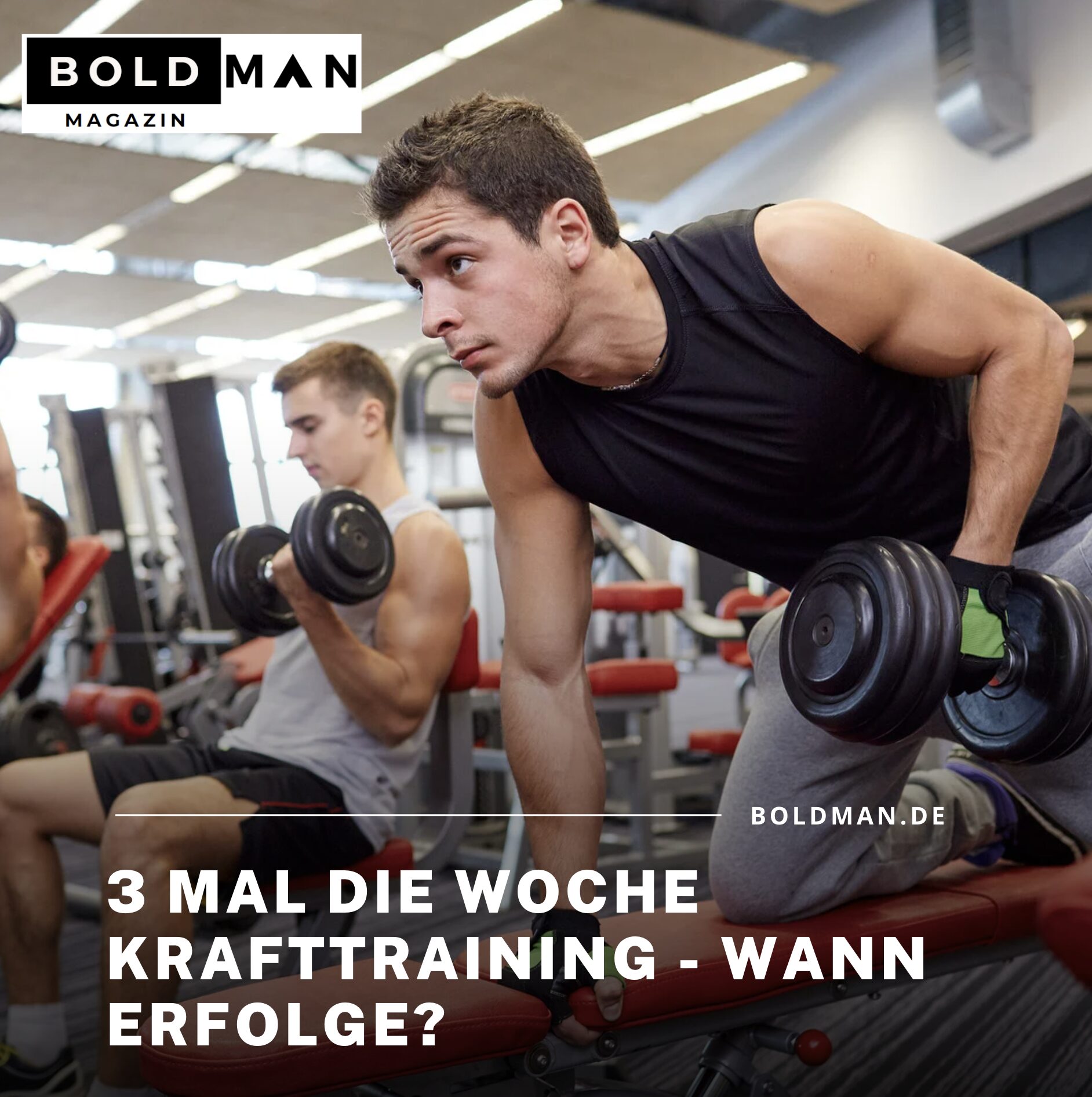 3 mal die Woche Krafttraining - wann Erfolge? 3 mal die Woche Krafttraining - wann Erfolge?