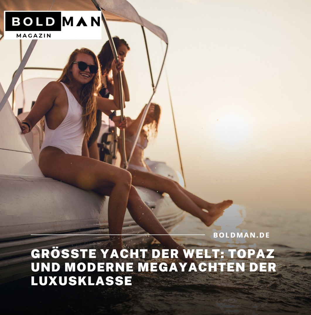 Größte Yacht der Welt Topaz und moderne Megayachten der Luxusklasse Größte Yacht der Welt Topaz und moderne Megayachten der Luxusklasse