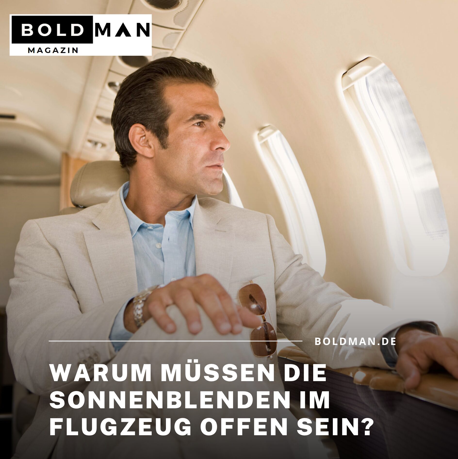 Warum müssen die Sonnenblenden im Flugzeug offen sein? Warum müssen die Sonnenblenden im Flugzeug offen sein?