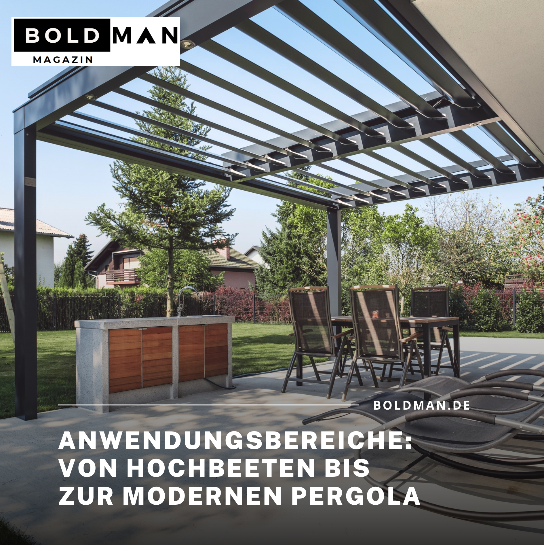 Anwendungsbereiche: Von Hochbeeten bis zur modernen Pergola Anwendungsbereiche: Von Hochbeeten bis zur modernen Pergola