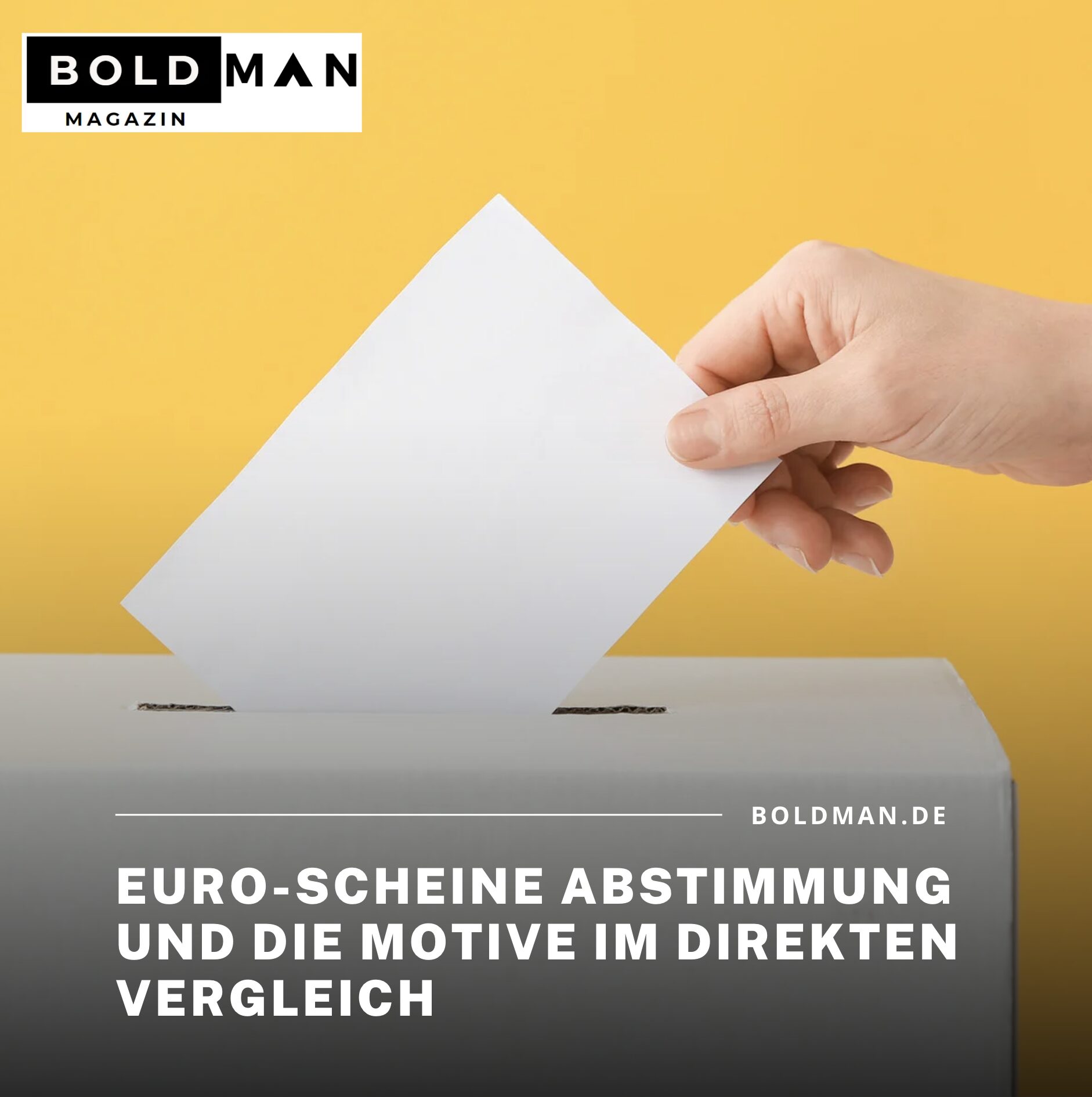 Euro-Scheine Abstimmung und die Motive im direkten Vergleich Euro-Scheine Abstimmung und die Motive im direkten Vergleich