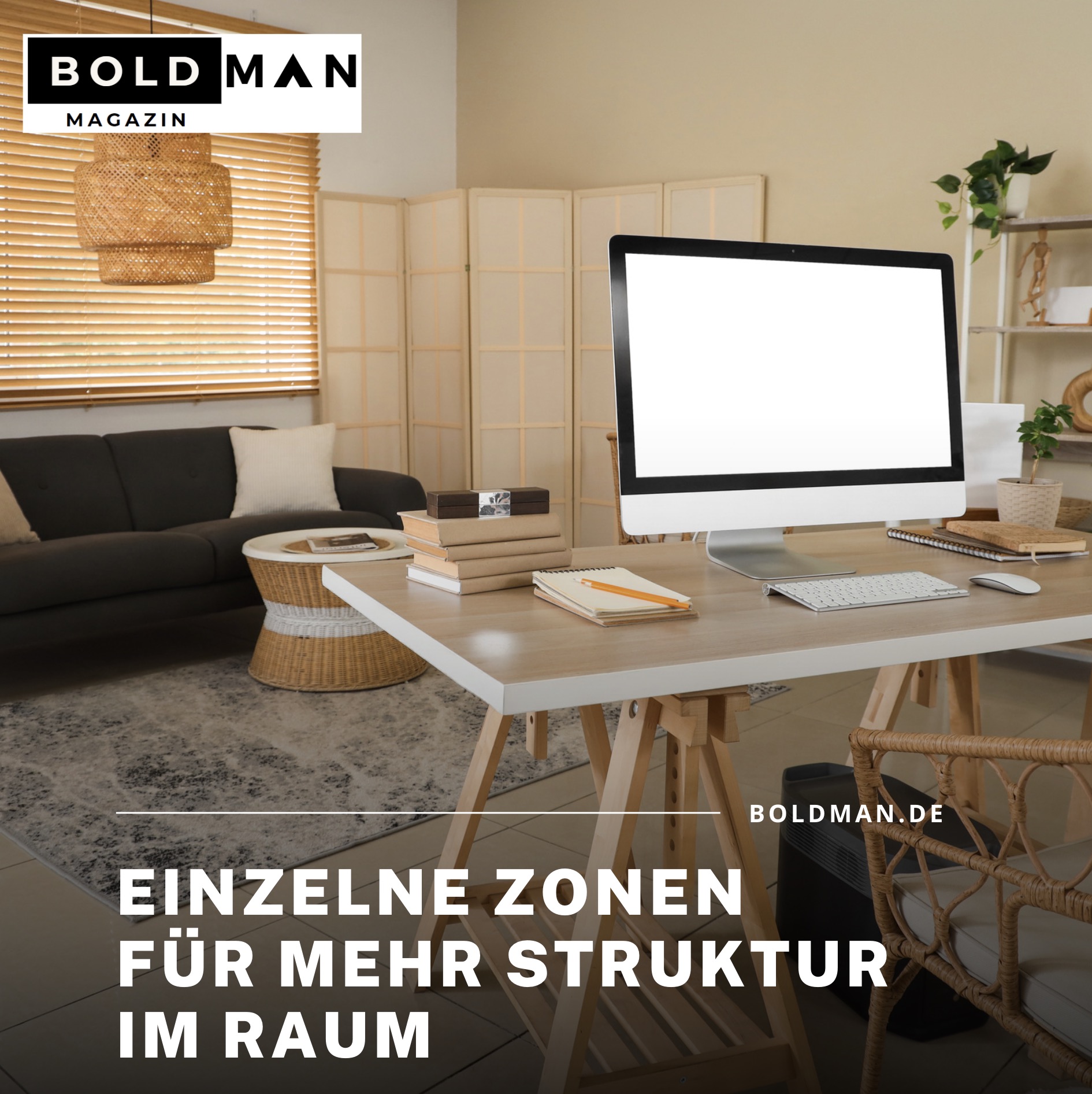 Einzelne Zonen für mehr Struktur im Raum Einzelne Zonen für mehr Struktur im Raum